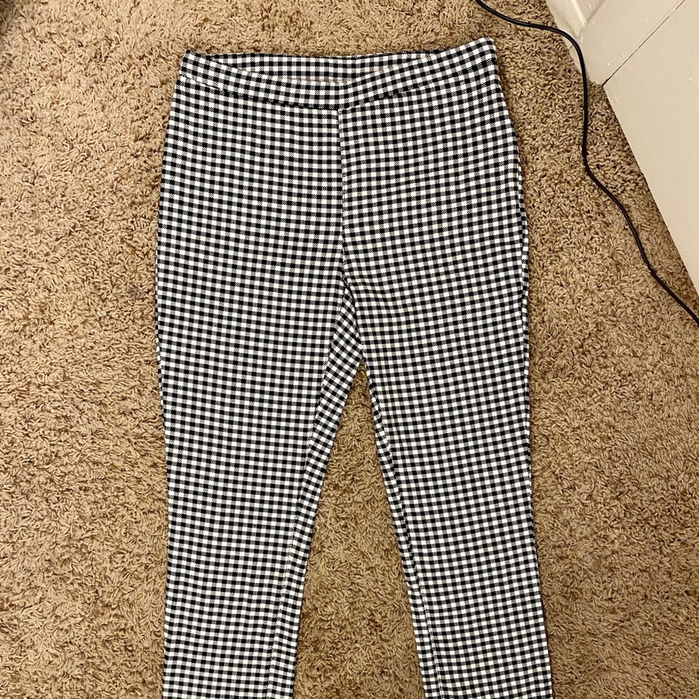Free people gingham pants
